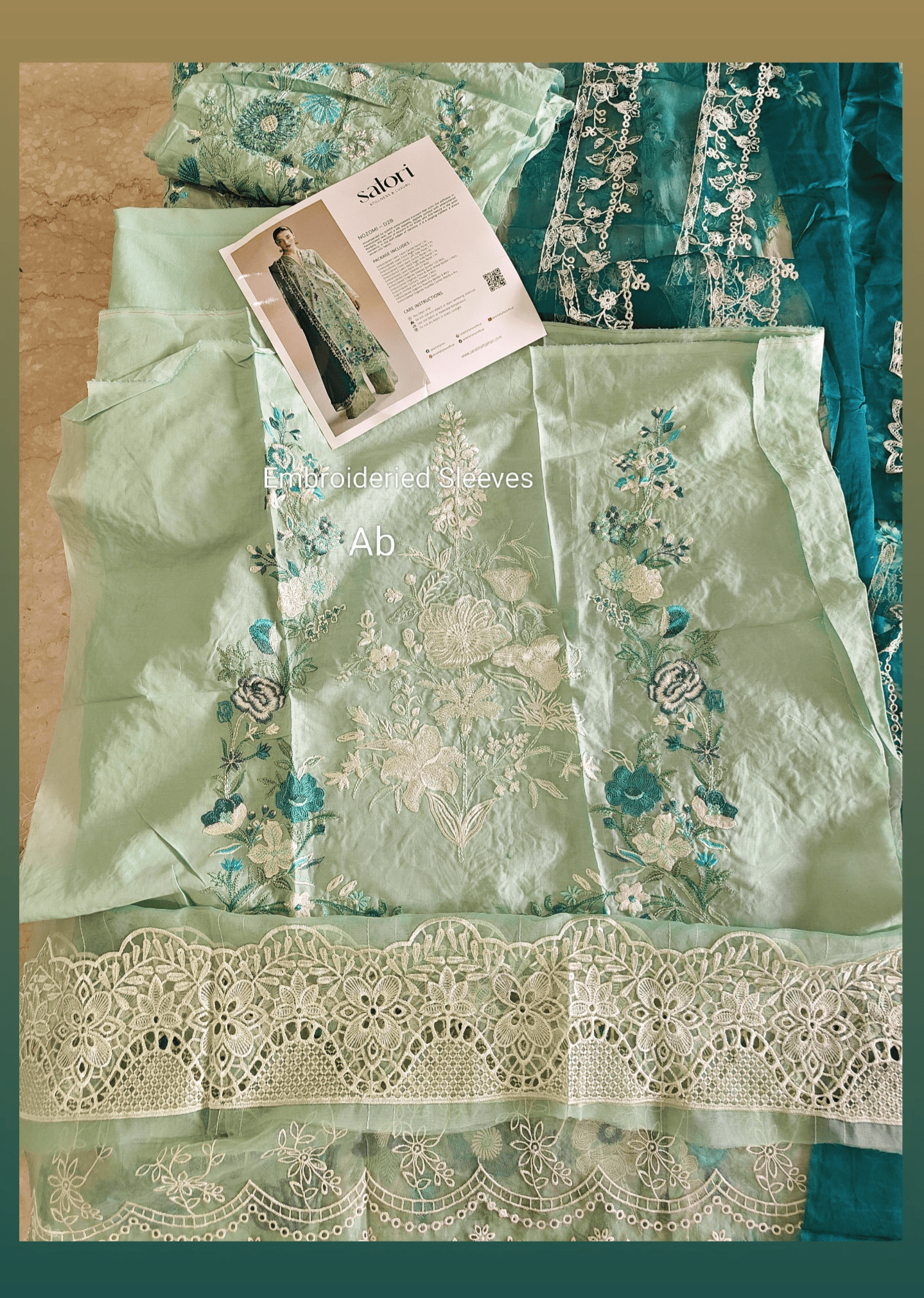 Open Pic/Sale‼️Zara Shahjahan Lawn/Nozomi-2B