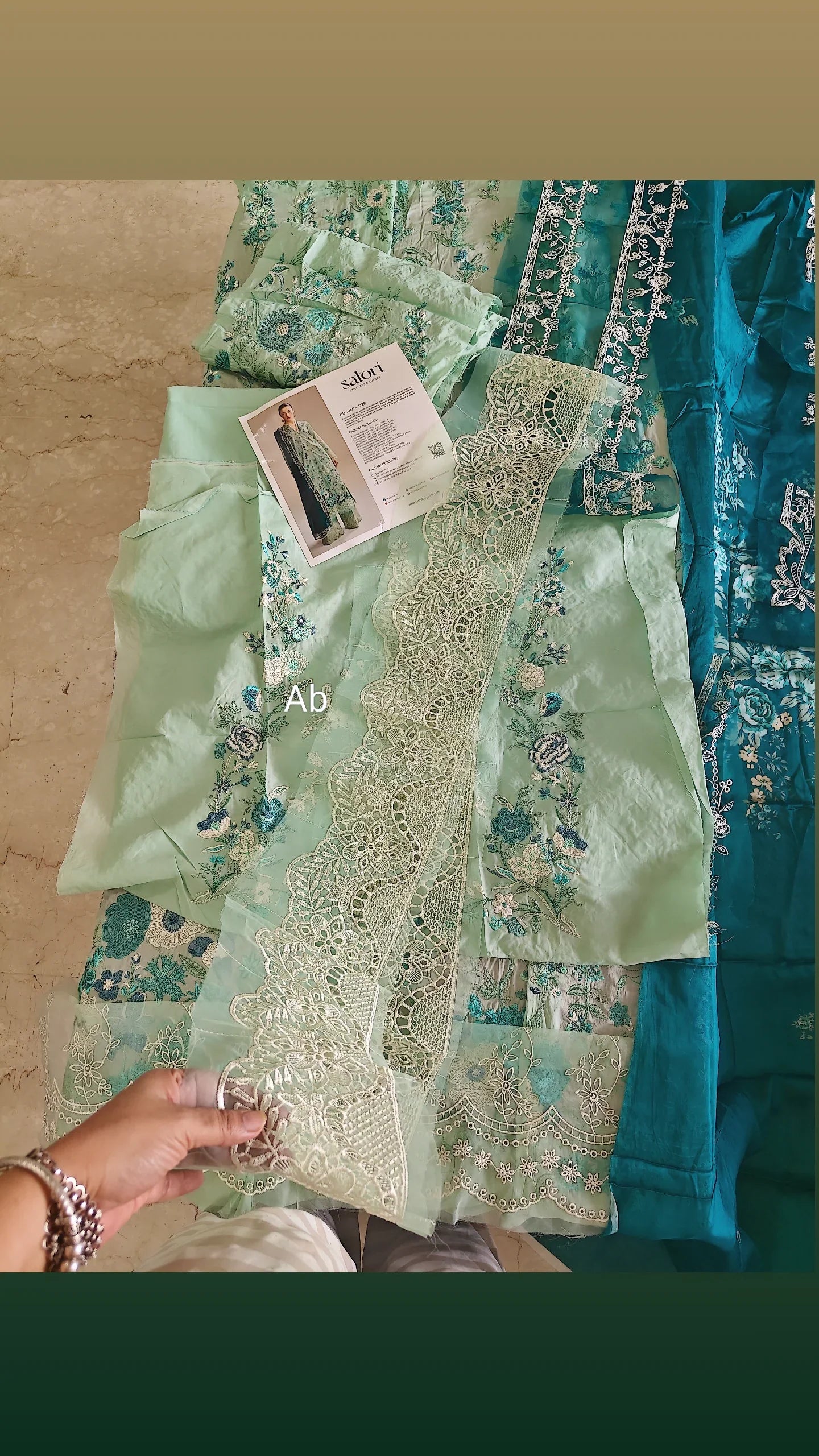 Open Pic/Sale‼️Zara Shahjahan Lawn/Nozomi-2B