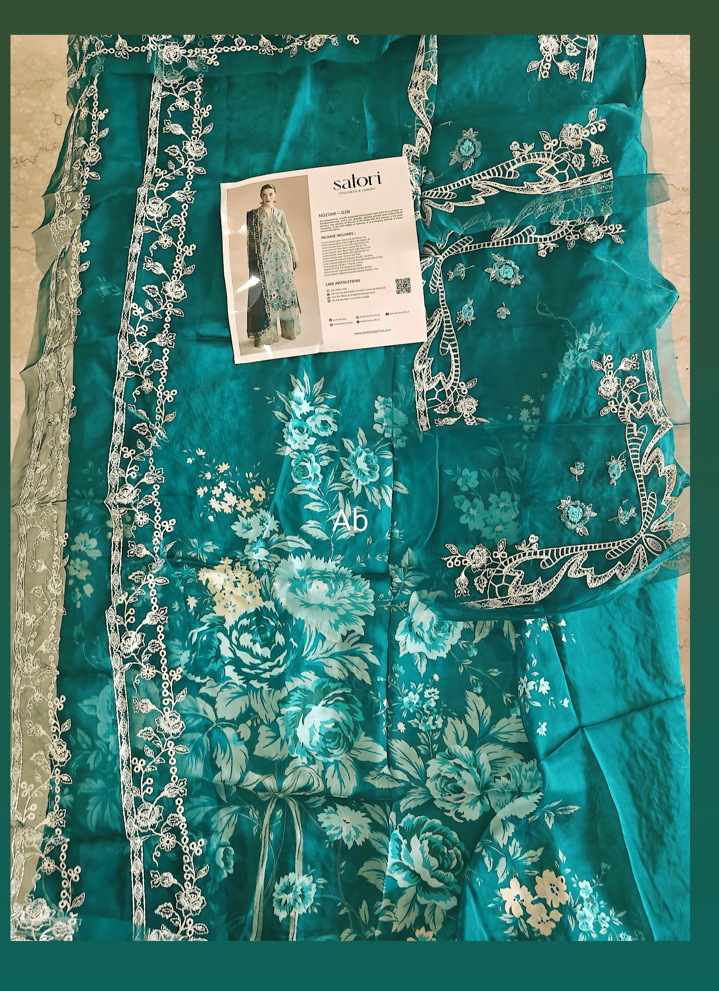 Open Pic/Sale‼️Zara Shahjahan Lawn/Nozomi-2B