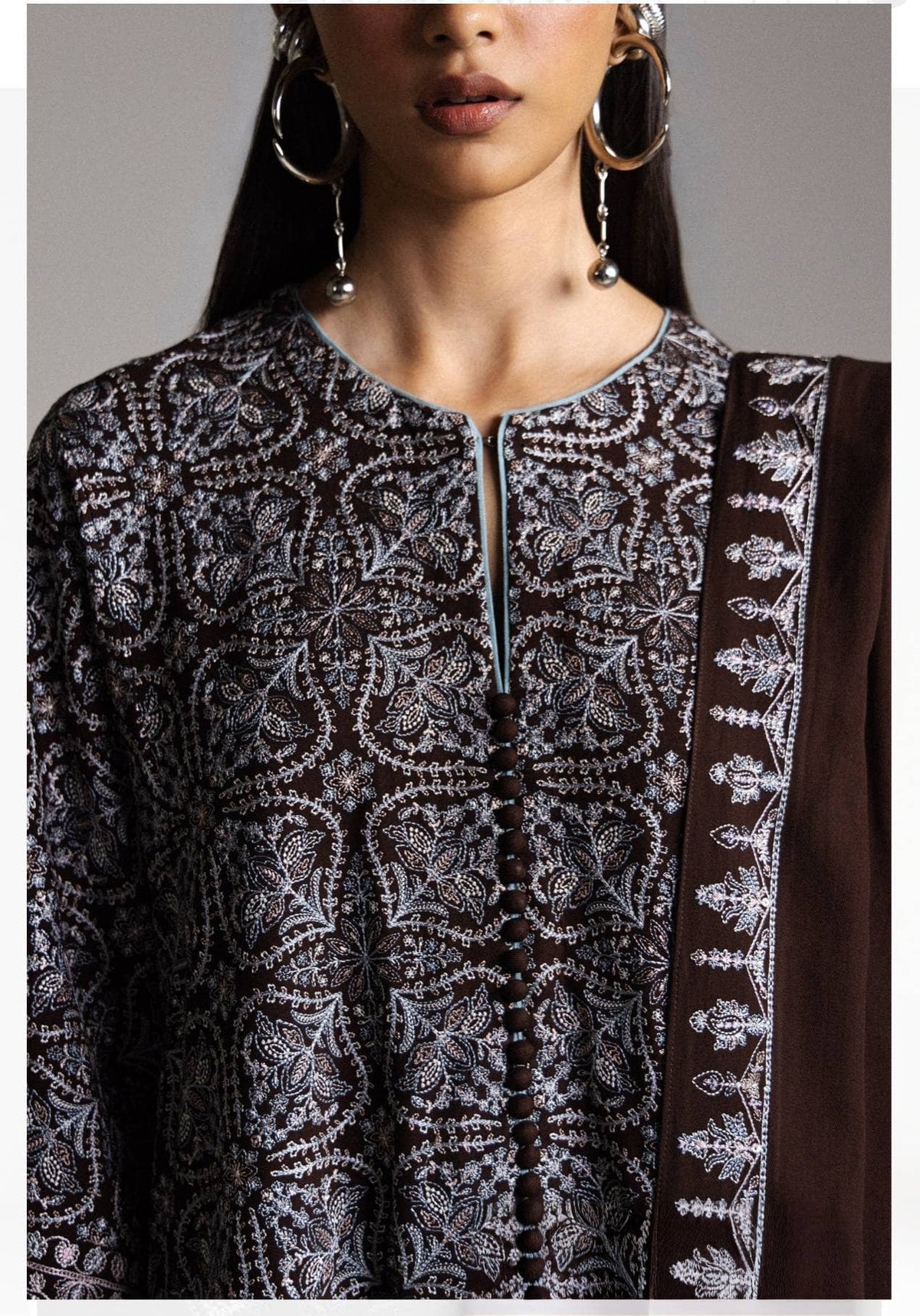 Hot🔥Seller/Zara Shahjahan Winter 26/Aqeeq-D1
