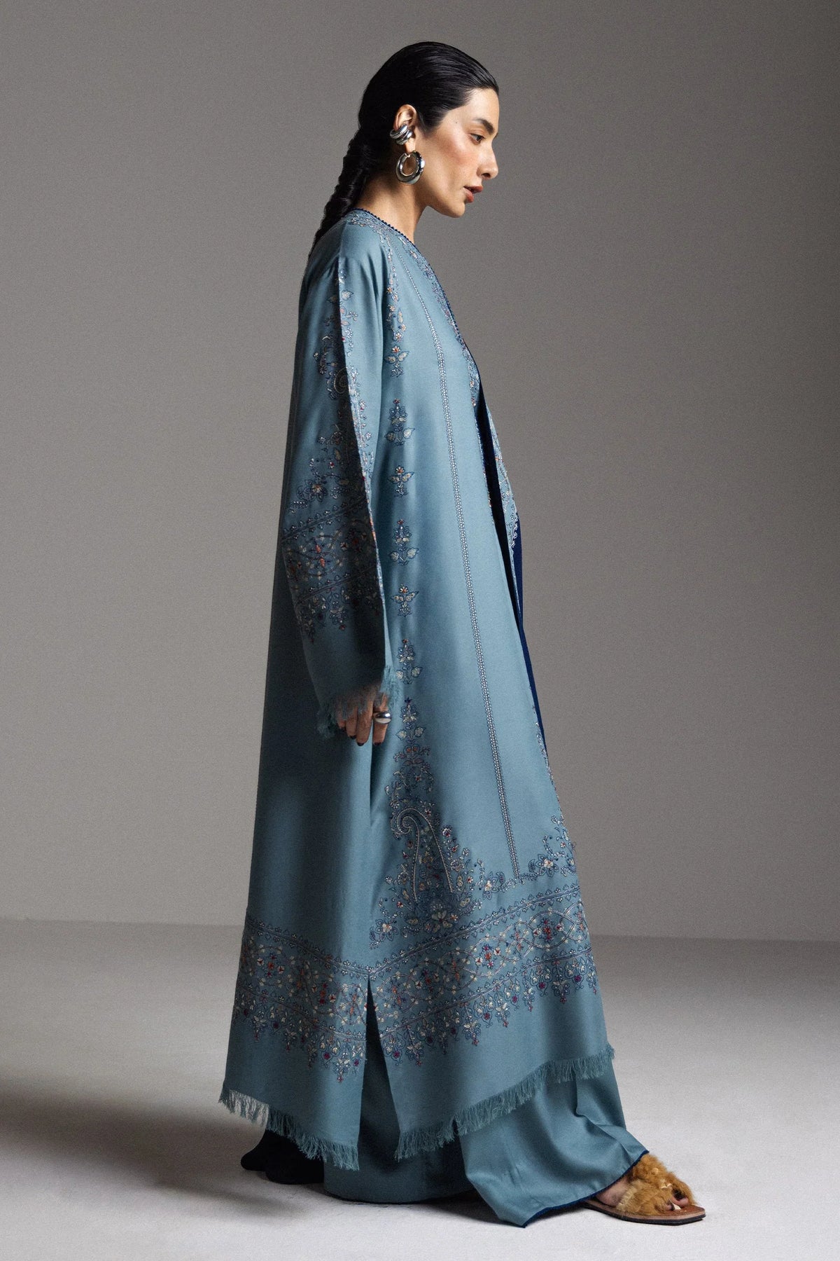 Hot🔥Seller/Zara Shahjahan Winter 26/Firoza -D 9