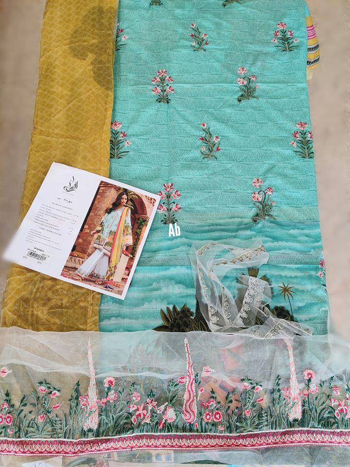 Open Pics Afsaneh Summer Collection/Mihirma-B/Shaib E Jamaal/3Pc - AWWALBOUTIQUE