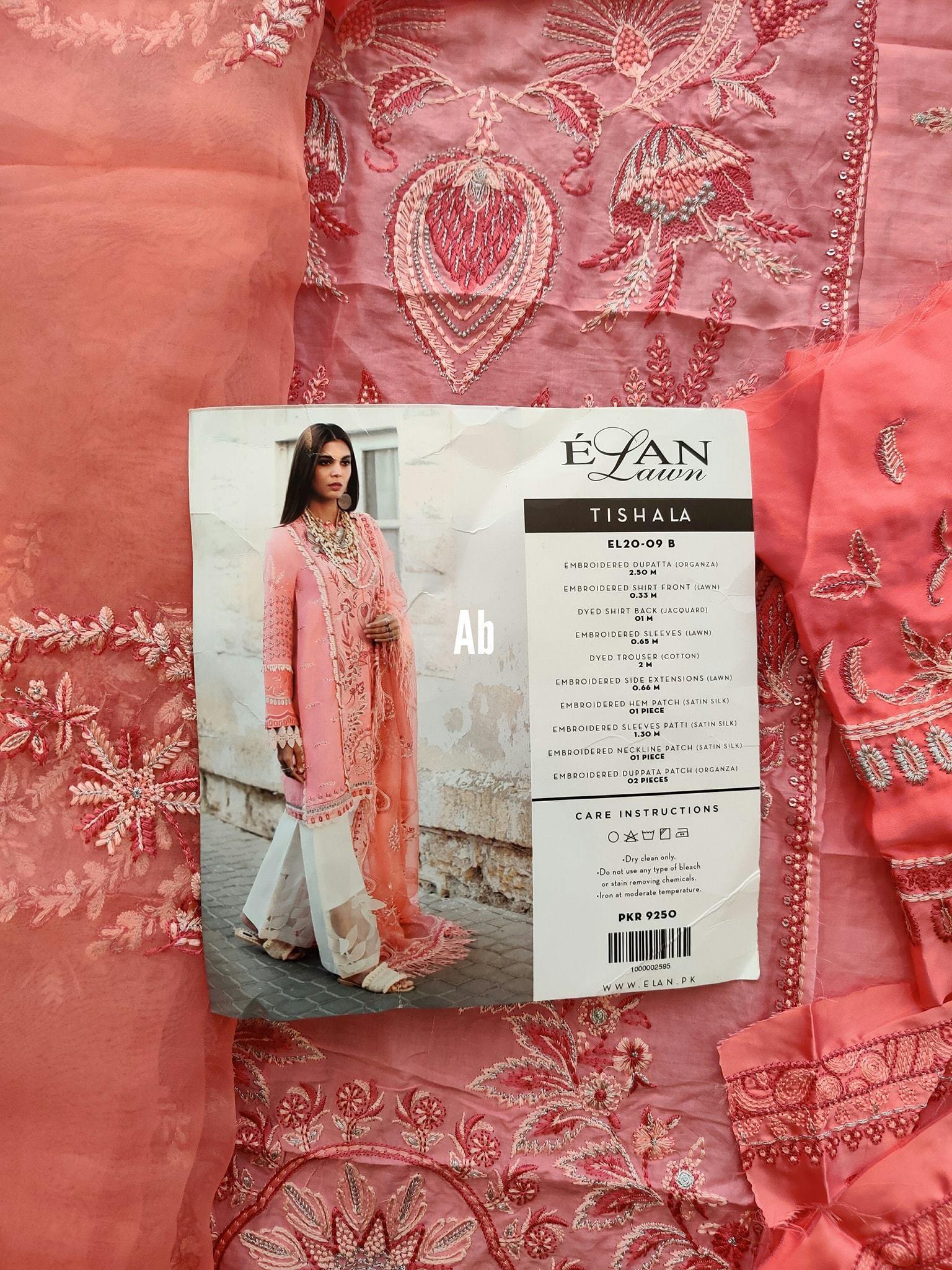 Open Pics\Restocked/Elan Luxury Lawn Collection/EL-09 B (TISHALA) - AWWALBOUTIQUE