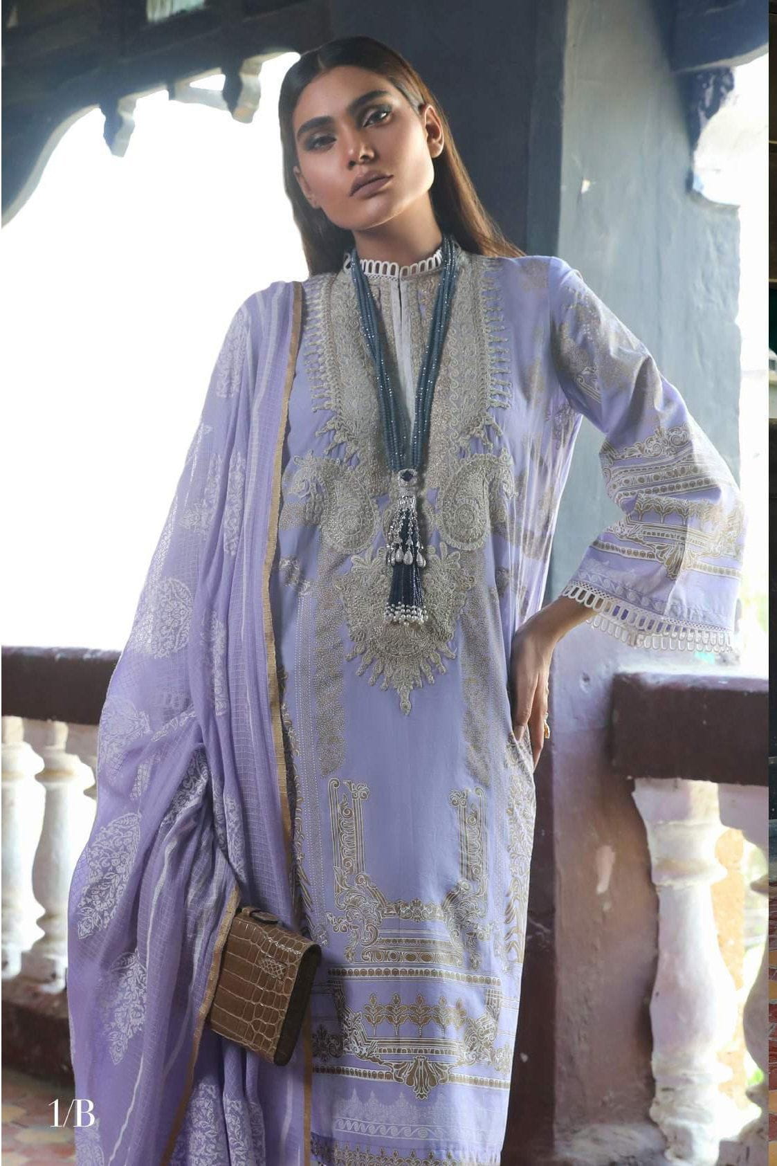 Restocked/Sana Safinaz Kurnool Lawn Collection– 1B