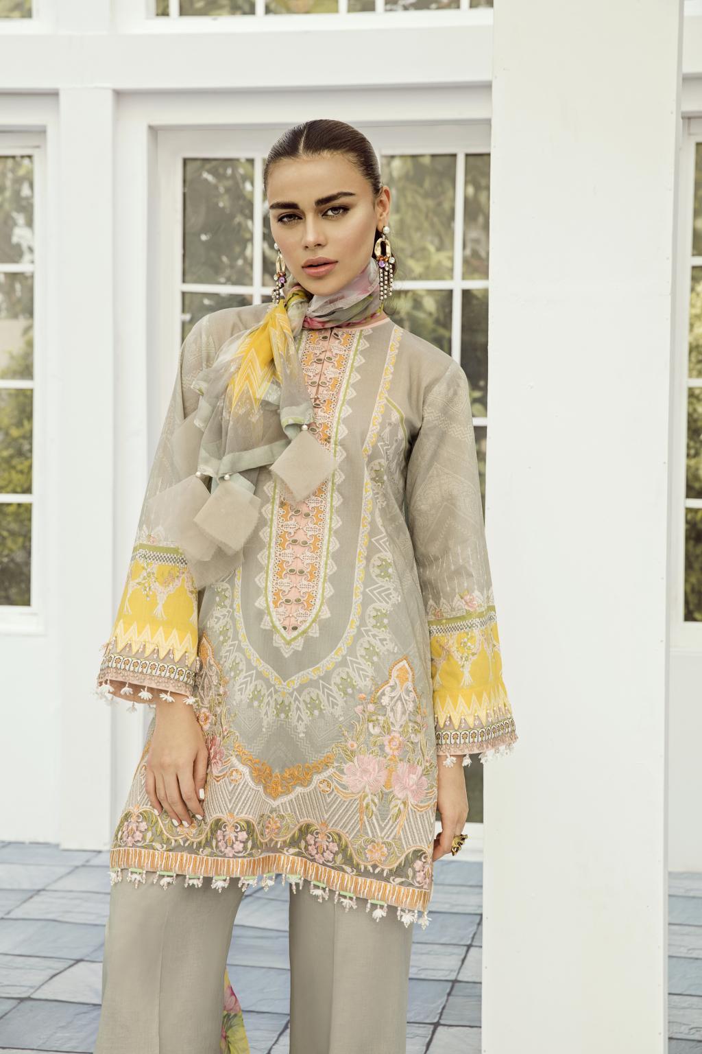 Baroque Fuchsia Lawn Collection Vol-2 2019 – Protea