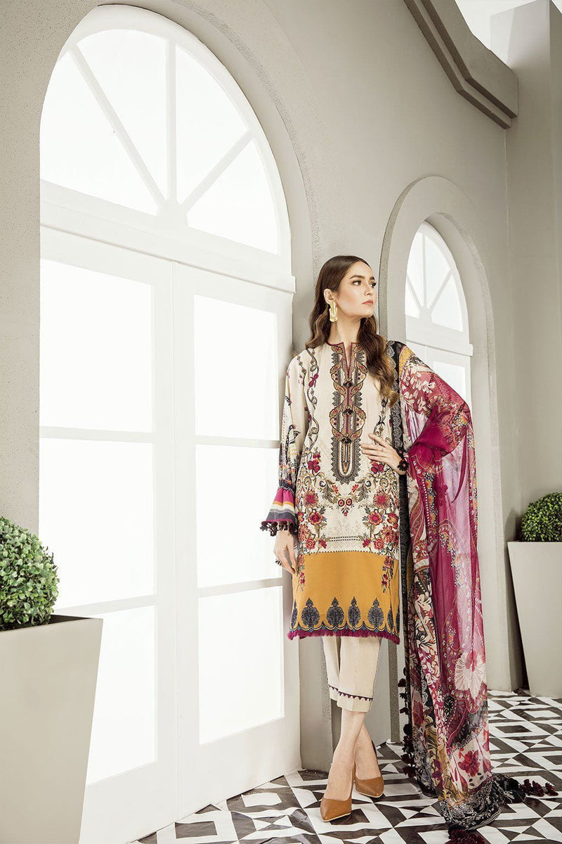 Baroque Luxury Lawn Collection 2019 – Gypsy BL-04
