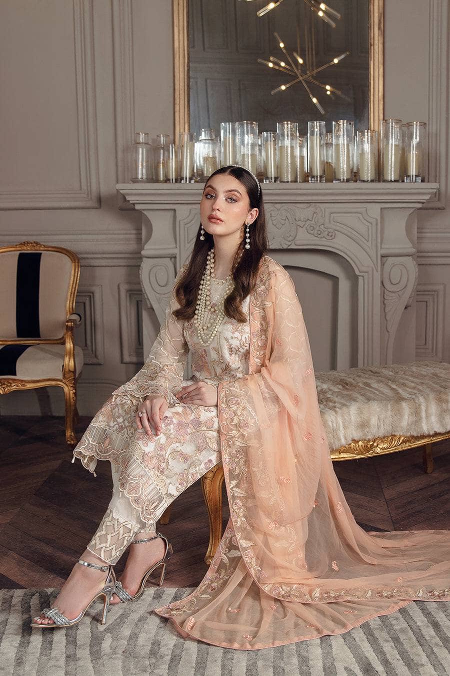 Ramsha Chevron Chiffon Vol 5/A 505