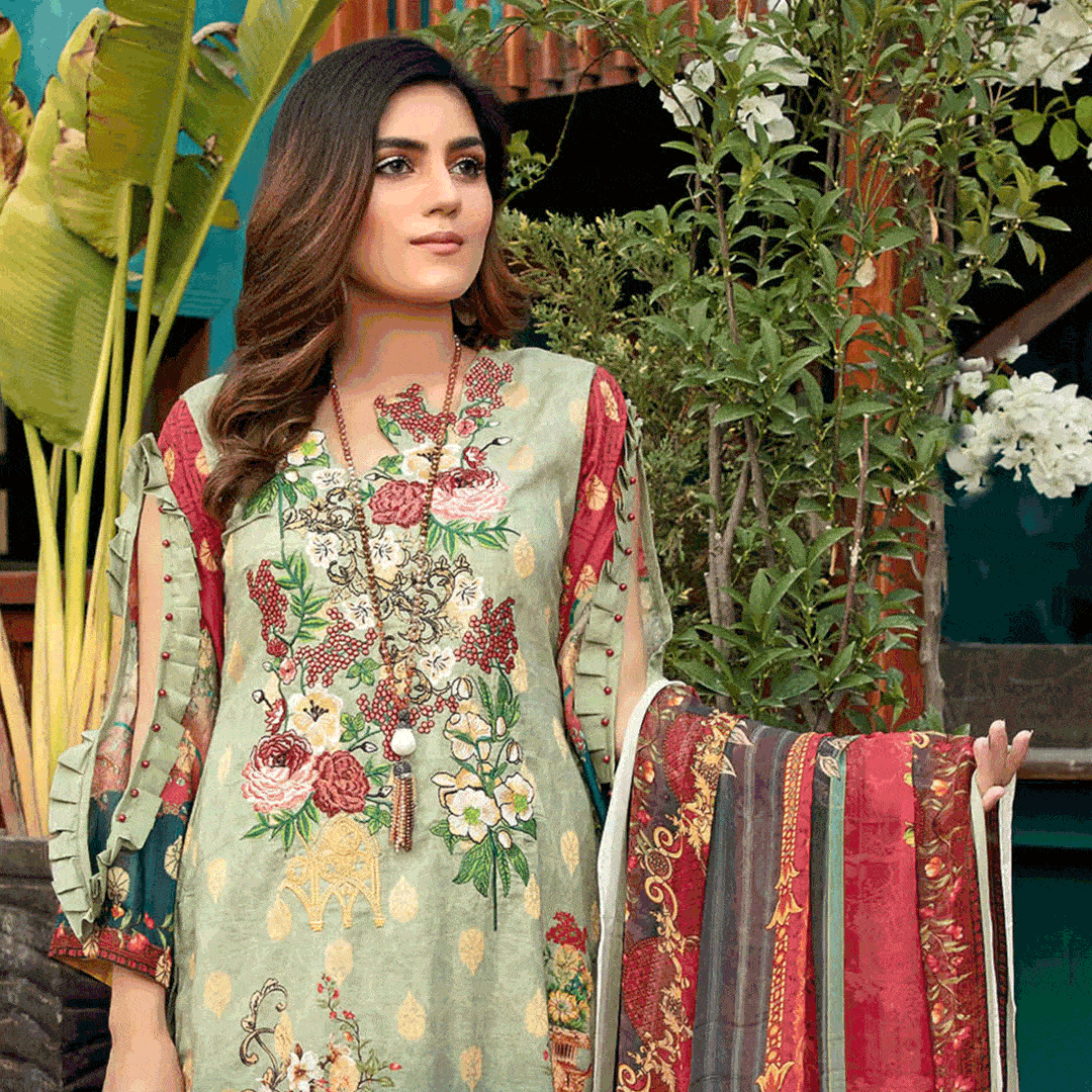 Restocked/Afreen Lawn by Riaz Arts/RA 54 - AWWALBOUTIQUE