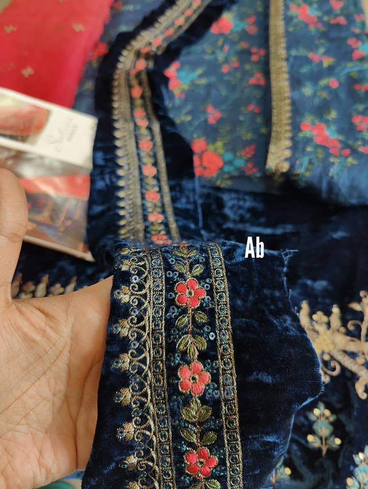 Open Pics\Maria B Sateen/CST-505-Royal Blue and Salmon