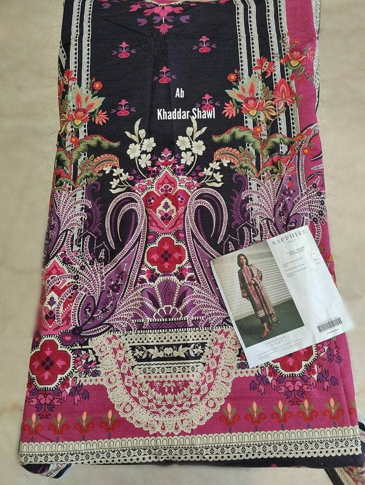 Open Pic/Sapphire Day to Day Khaddar/3 Pc