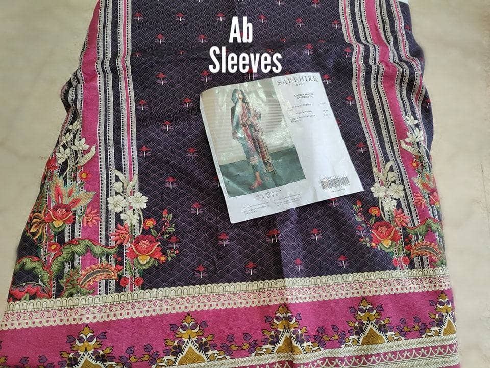 Open Pic/Sapphire Day to Day Khaddar/3 Pc