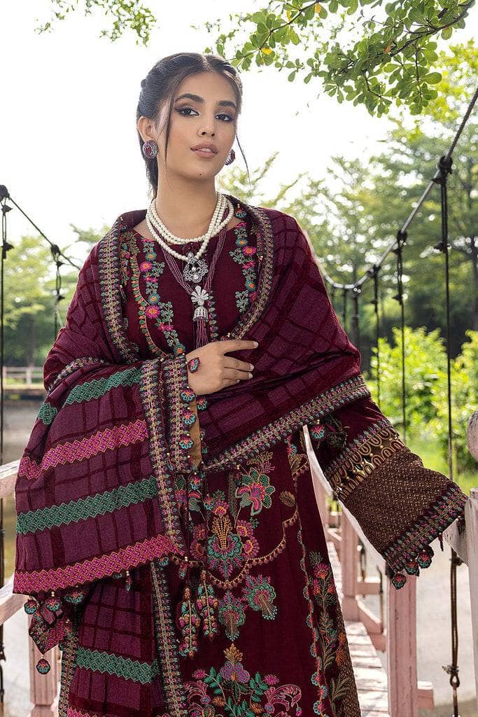 img_charizma_leather_peach_velvet_shawl_awwal_boutique