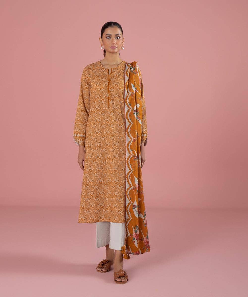 Sapphire Day To Day Lawn/Shirt Dupatta Set