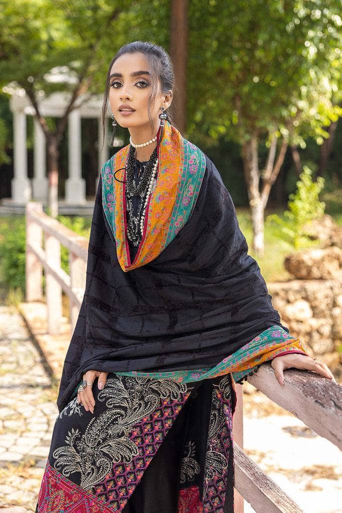 img_charizma_leather_peach_velvet_shawl_awwal_boutique