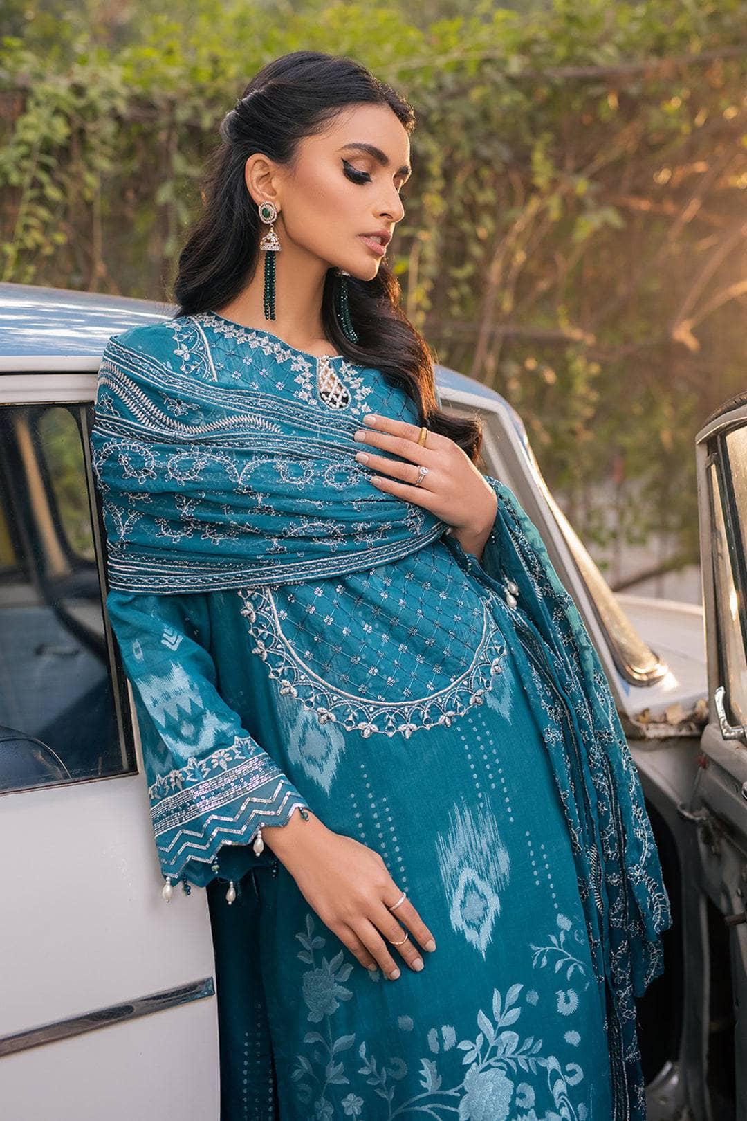 Restocked/Nureh Maya Jacquard/Slub Lawn/Nj 48