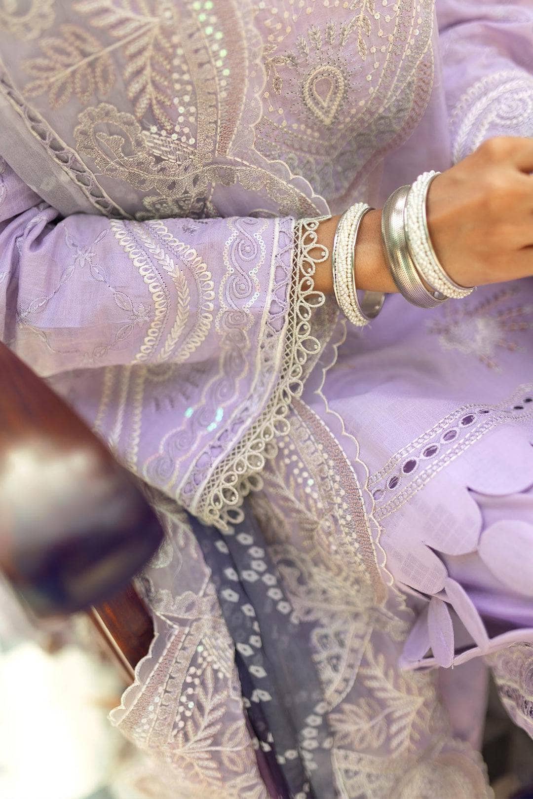 Nureh Maya Summer Jacquard Slub Lawn