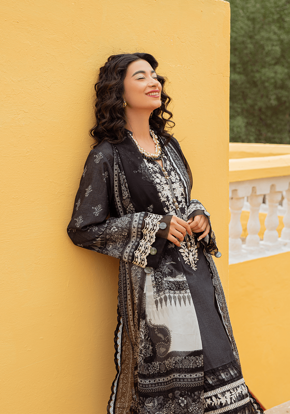 Zarqash Tresor Lawn 23/4A/Silk Dupatta