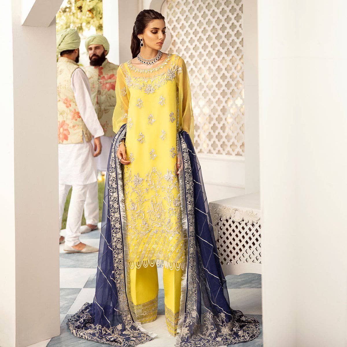 Nureh Mor Bagh Luxe Chiffon/NL-15