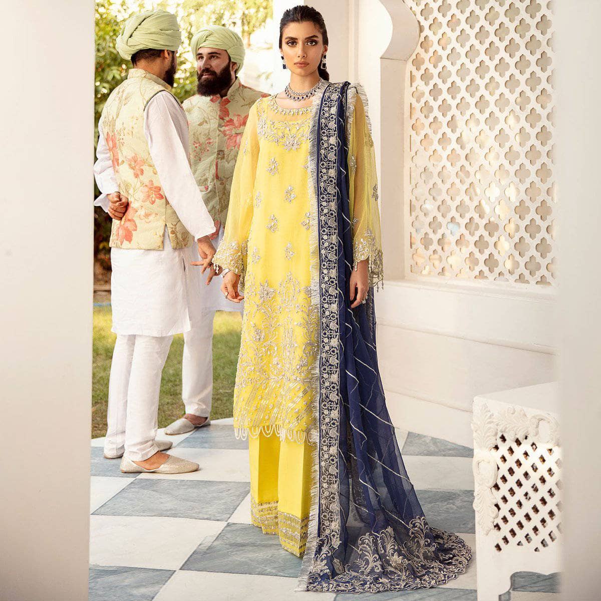 Nureh Mor Bagh Luxe Chiffon/NL-15