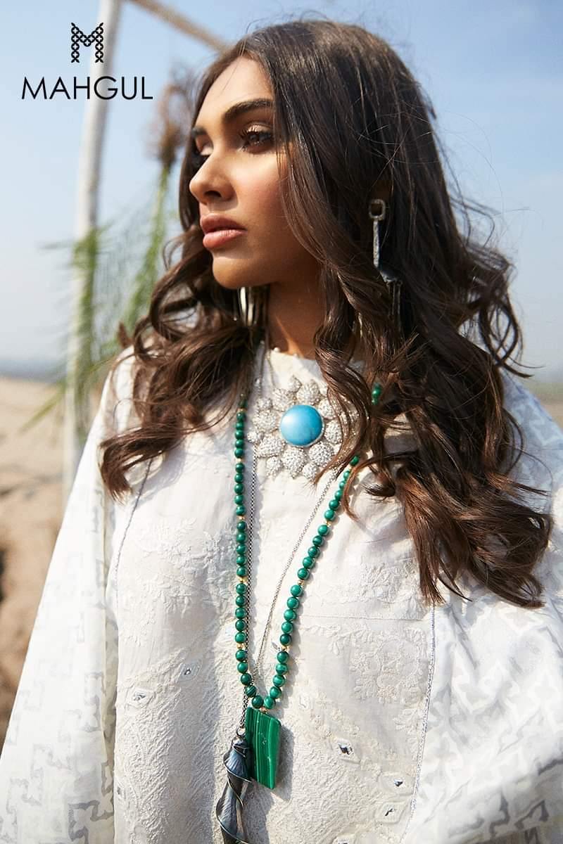 Mahgul Luxury Lawn/Multani/ML 03 - AWWALBOUTIQUE