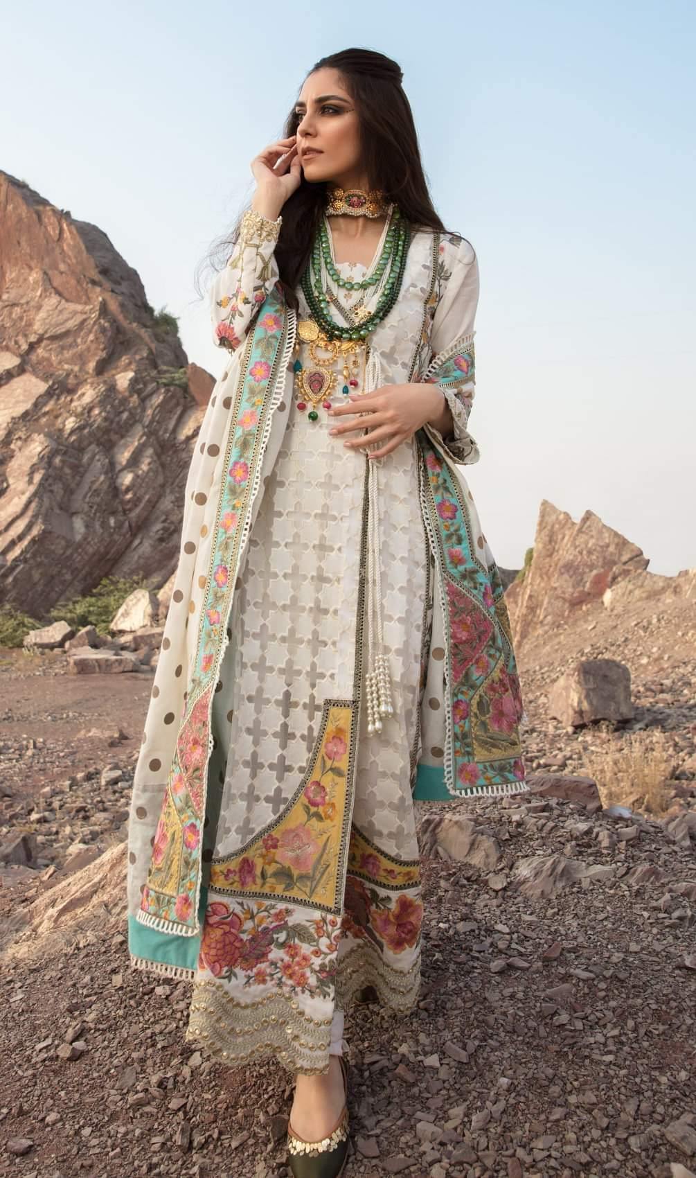 Crimson Winter by Saira Shakira/MAST MUSAFIR - OPAL - AWWALBOUTIQUE