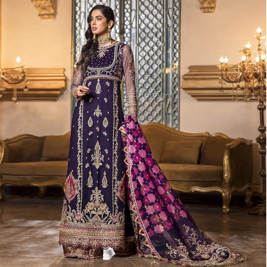 Saadia Asad Noor Wedding Festive Embroidered Collection/D8- Ivora - AWWALBOUTIQUE