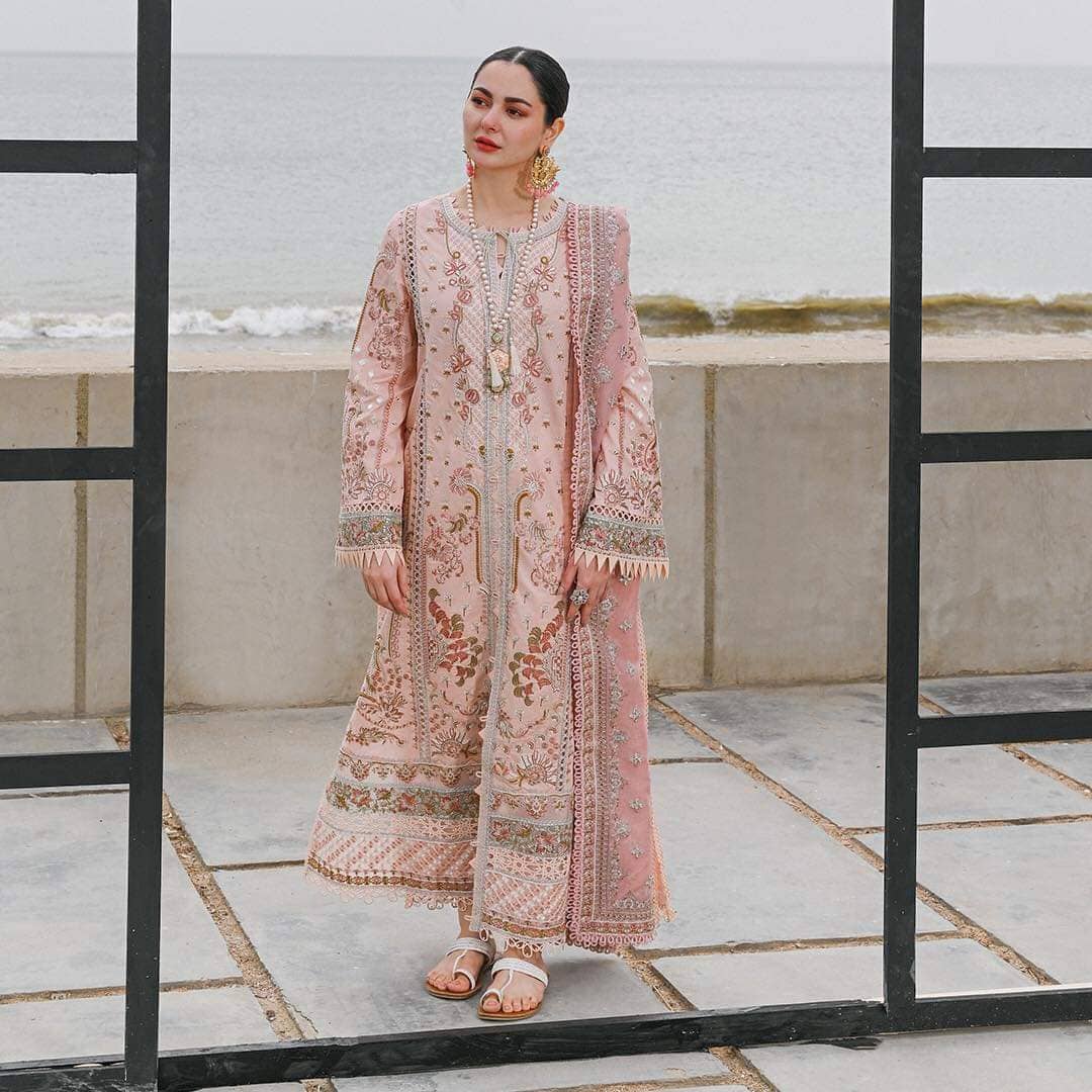 Qalamkar Sahil Luxury Lawn 23/Ansha