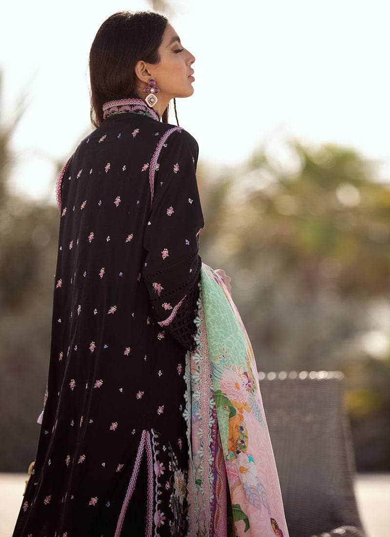 Restocked/Farah Talib Aziz Lawn 22/Bermuda Black/FTA 07