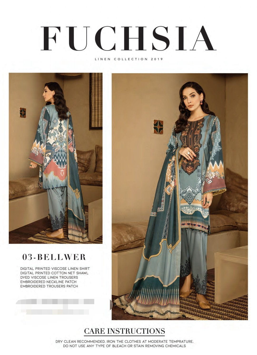 Baroque Fuchsia Linen/03/Bellwer