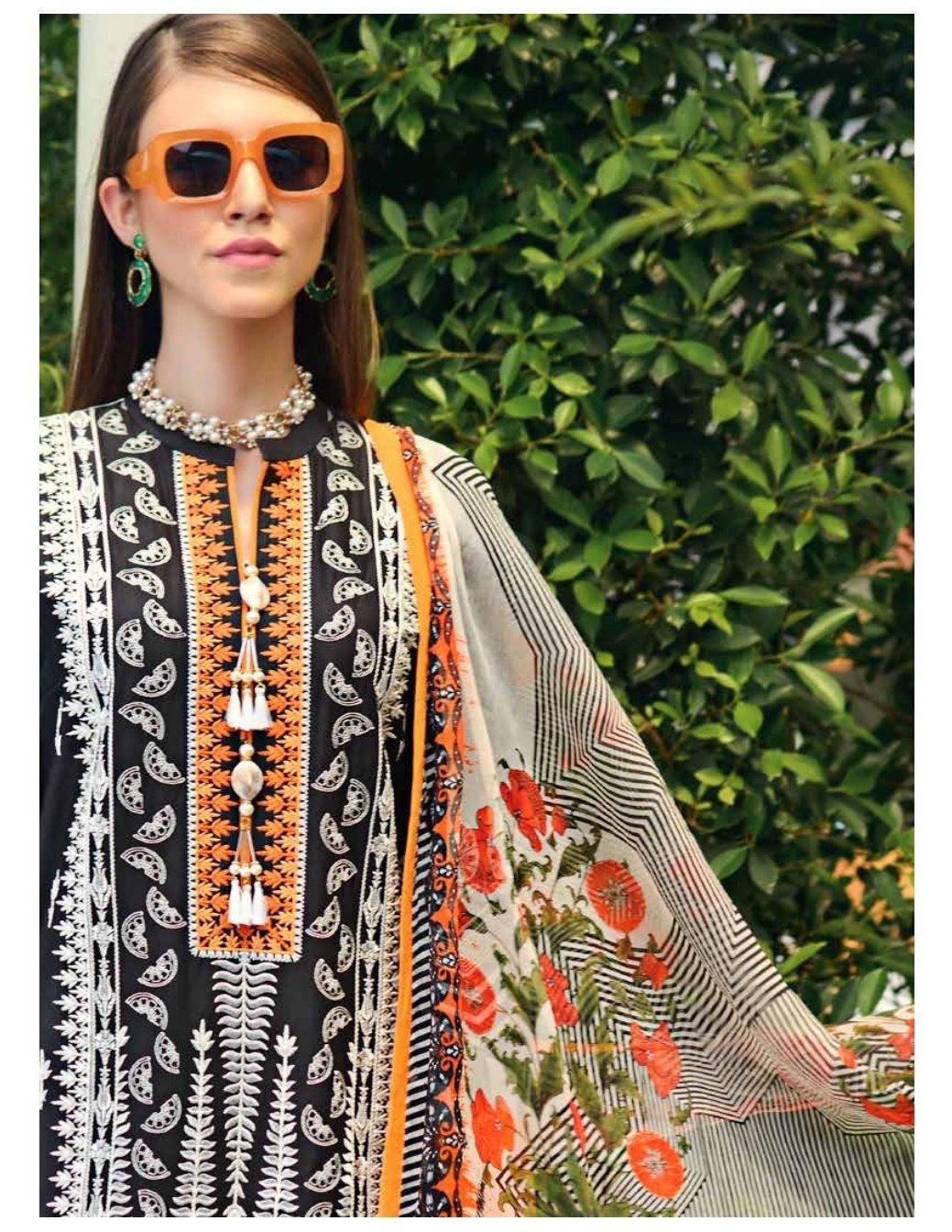 Auj Fleur De Luxe Lawn/D 09 - AWWALBOUTIQUE