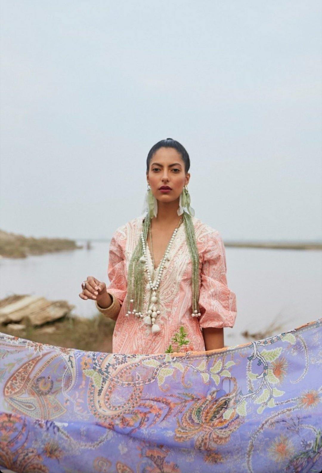 Mahgul Luxury Lawn/RUSSIAN PAISLEY/ML 11 - AWWALBOUTIQUE