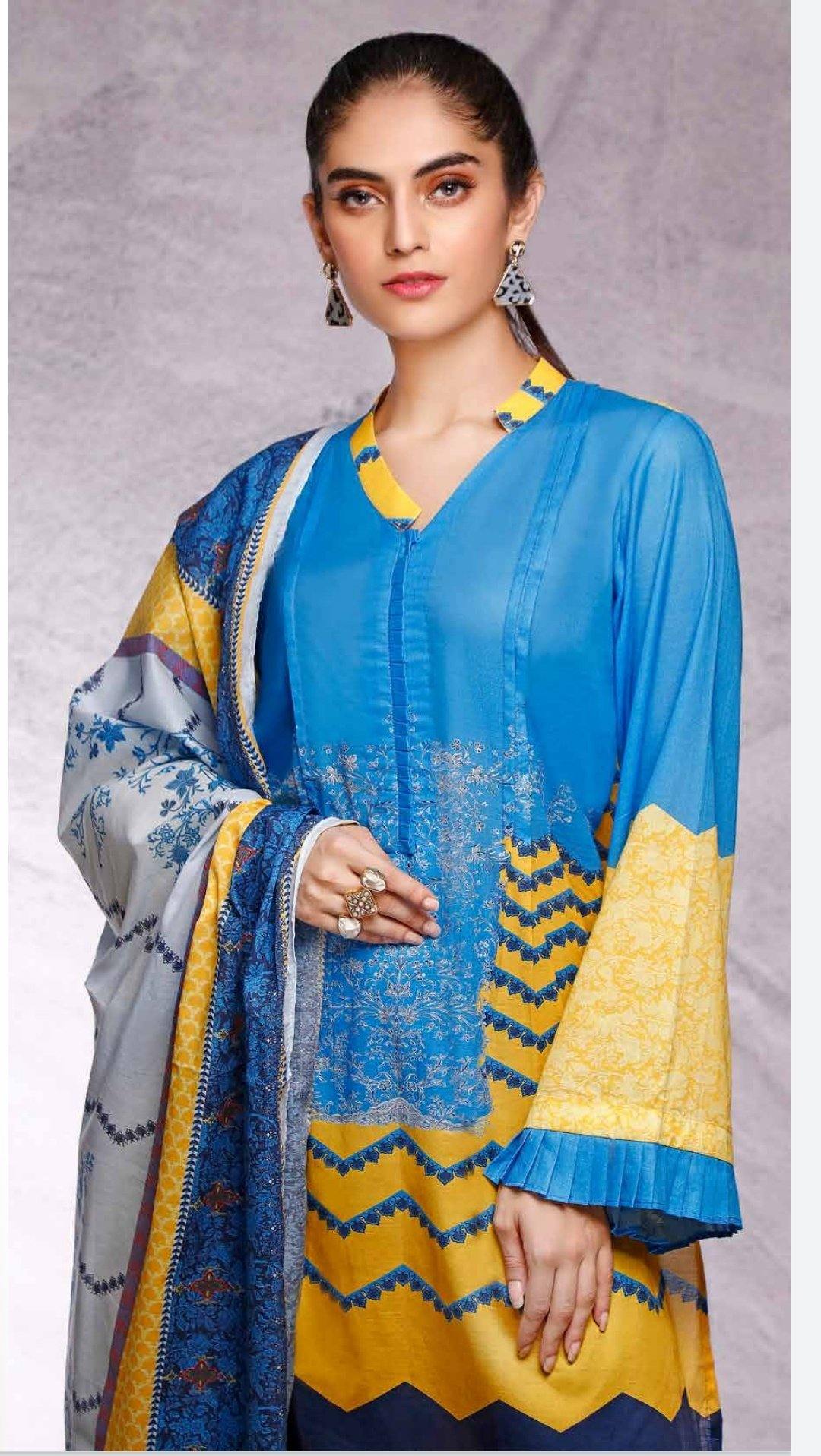 Gul Ahmed Azadi Edition Lawn/CLP-18A - AWWALBOUTIQUE