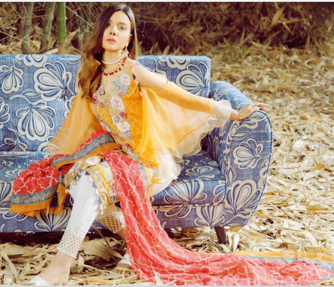 Adans Libas Summer Tales Lawn/Manali - AWWALBOUTIQUE