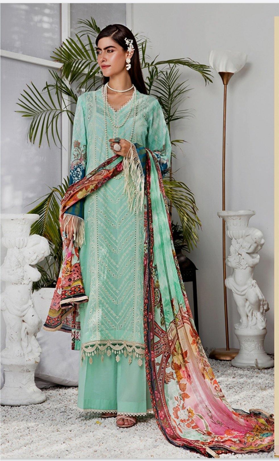 Rajbari Essentials Lawn/Vol2/D 04 - AWWALBOUTIQUE