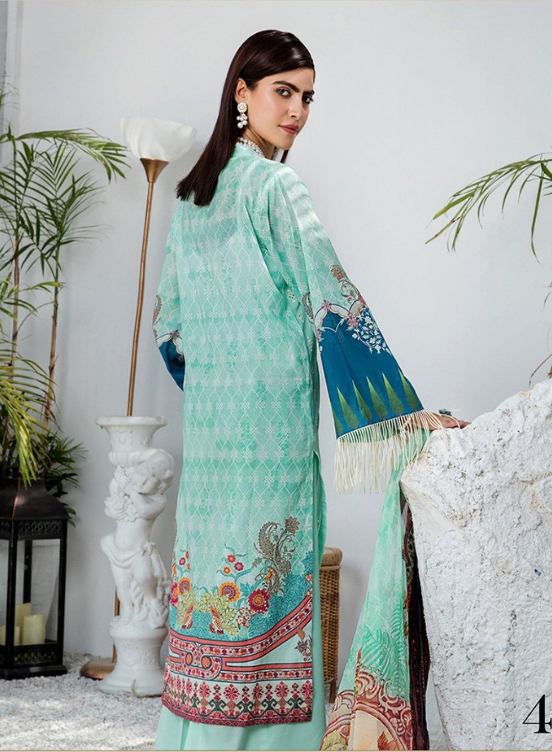Rajbari Essentials Lawn/Vol2/D 04 - AWWALBOUTIQUE