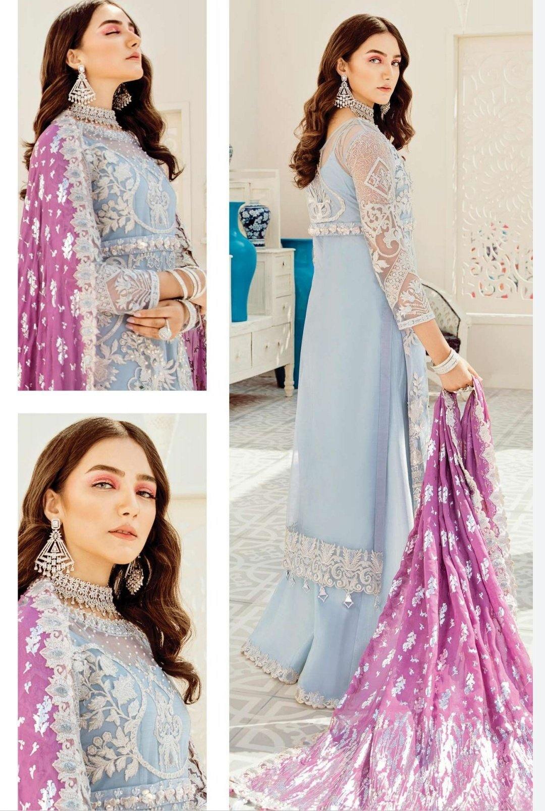 Restocked/Imrozia Montresor Premium Chiffon/I-111 AMOUR - AWWALBOUTIQUE