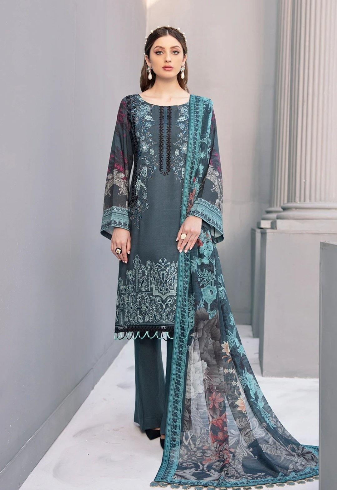 Ramsha Linen/R-108 - AWWALBOUTIQUE