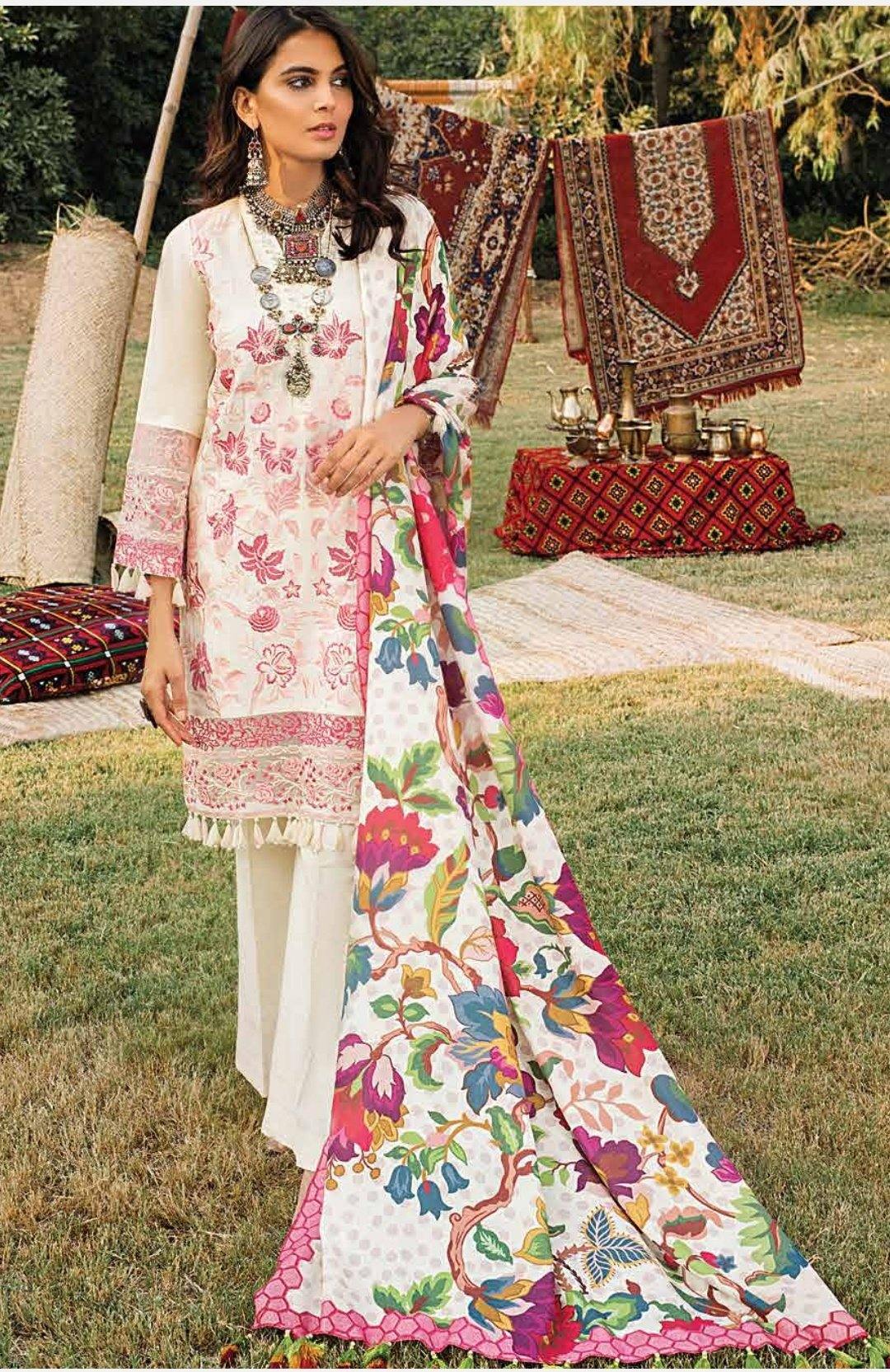 Nureh Maya Khaddar/PARIZAAD NW-01 - AWWALBOUTIQUE