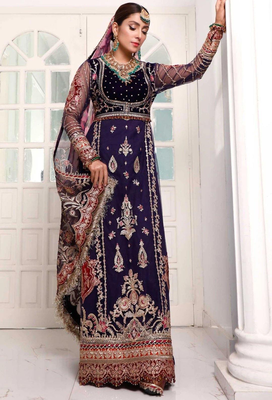 Saadia Asad Noor Wedding Festive Embroidered Collection/D8- Ivora - AWWALBOUTIQUE