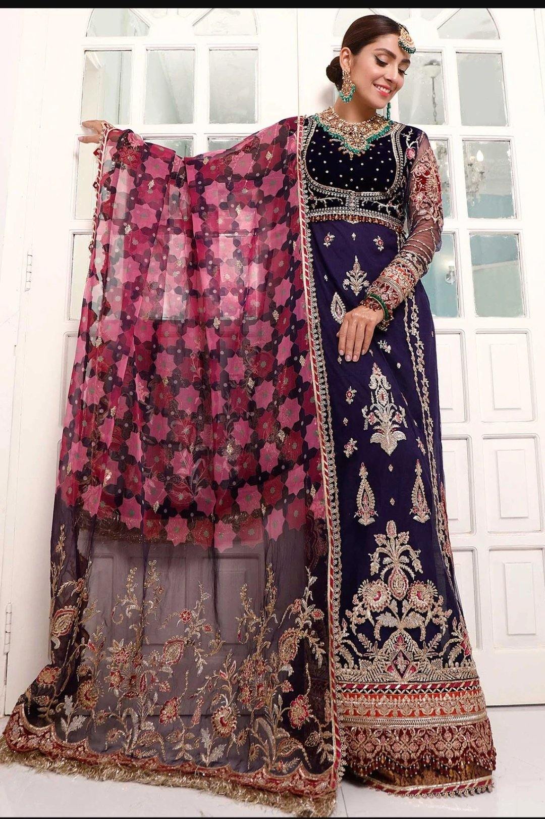 Saadia Asad Noor Wedding Festive Embroidered Collection/D8- Ivora - AWWALBOUTIQUE
