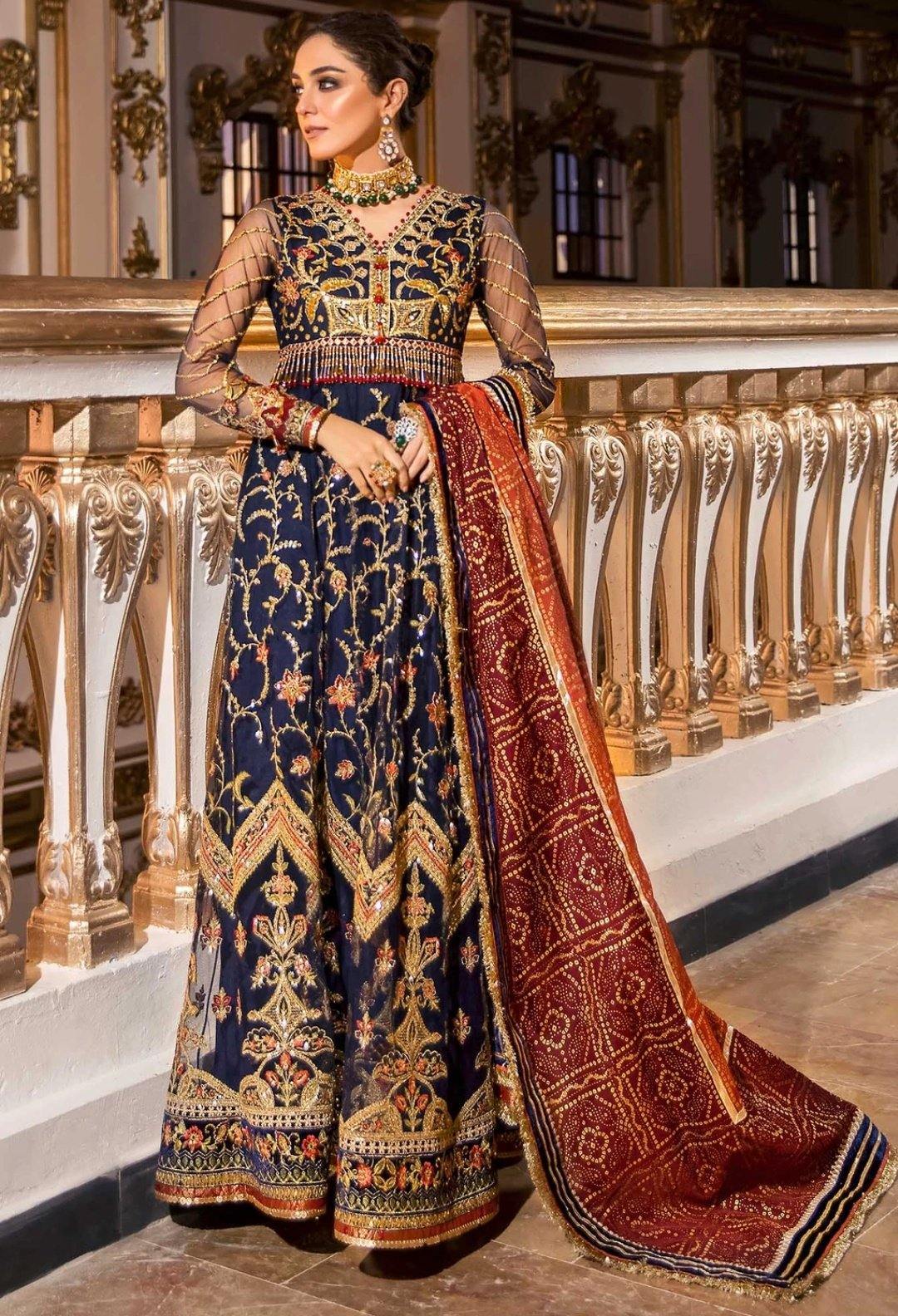 Saadia Asad Noor Wedding Festive Embroidered Collection/D2- Relia - AWWALBOUTIQUE