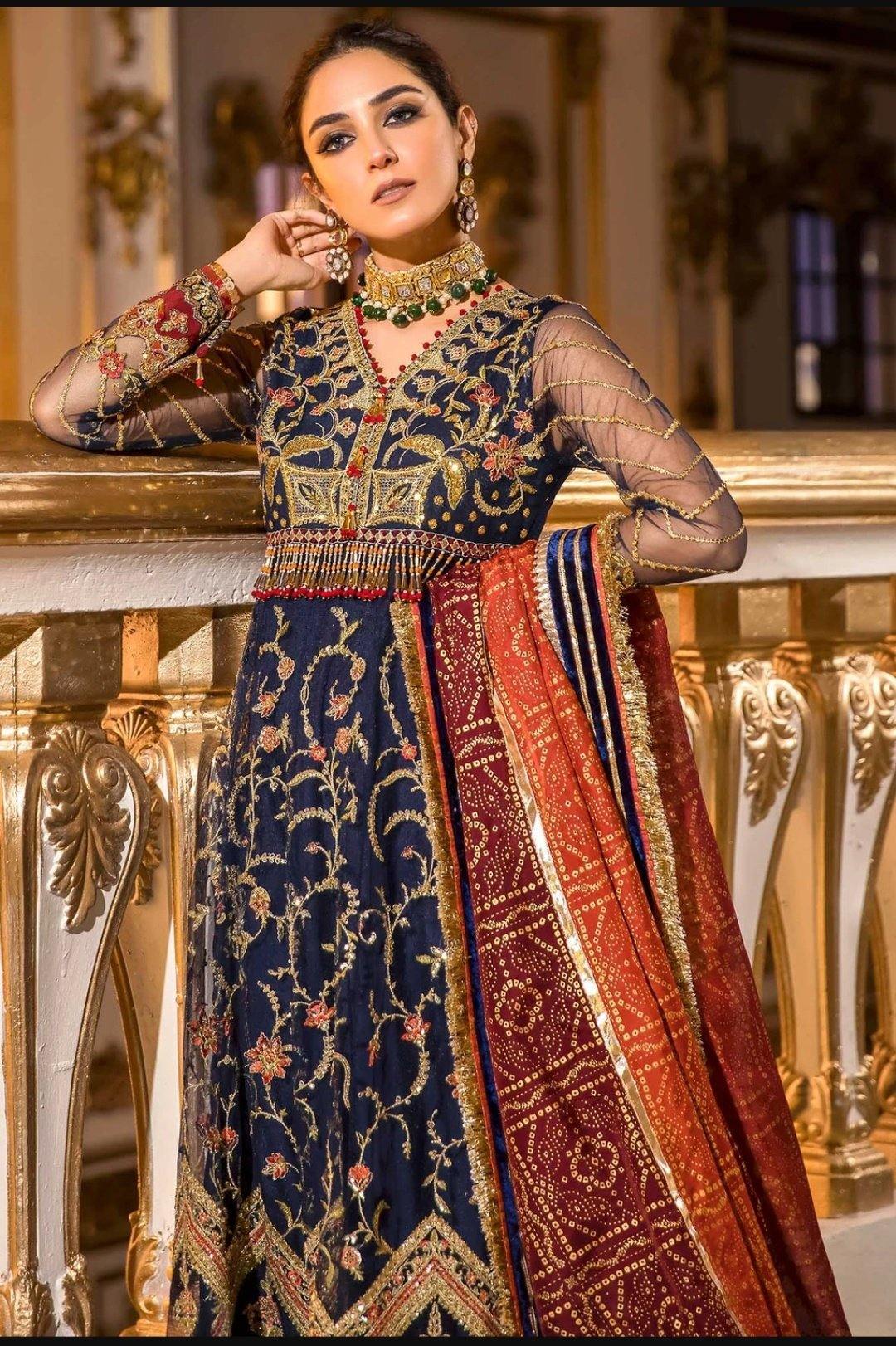 Saadia Asad Noor Wedding Festive Embroidered Collection/D2- Relia - AWWALBOUTIQUE