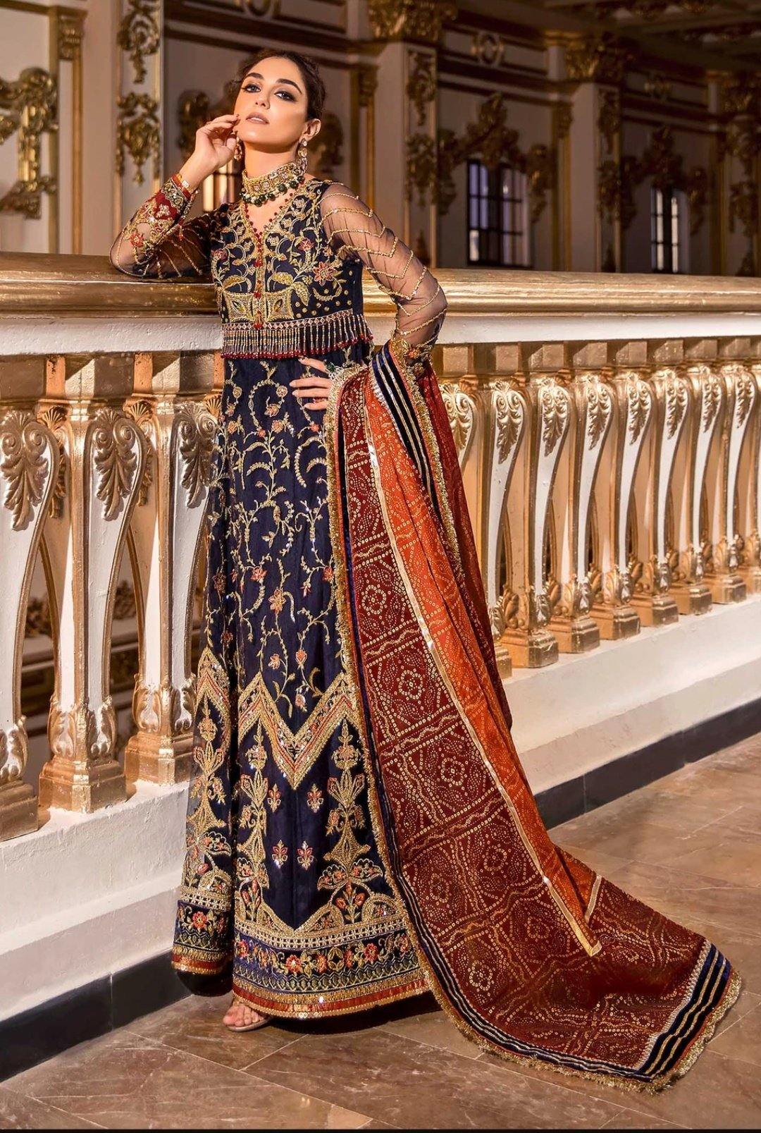 Saadia Asad Noor Wedding Festive Embroidered Collection/D2- Relia - AWWALBOUTIQUE