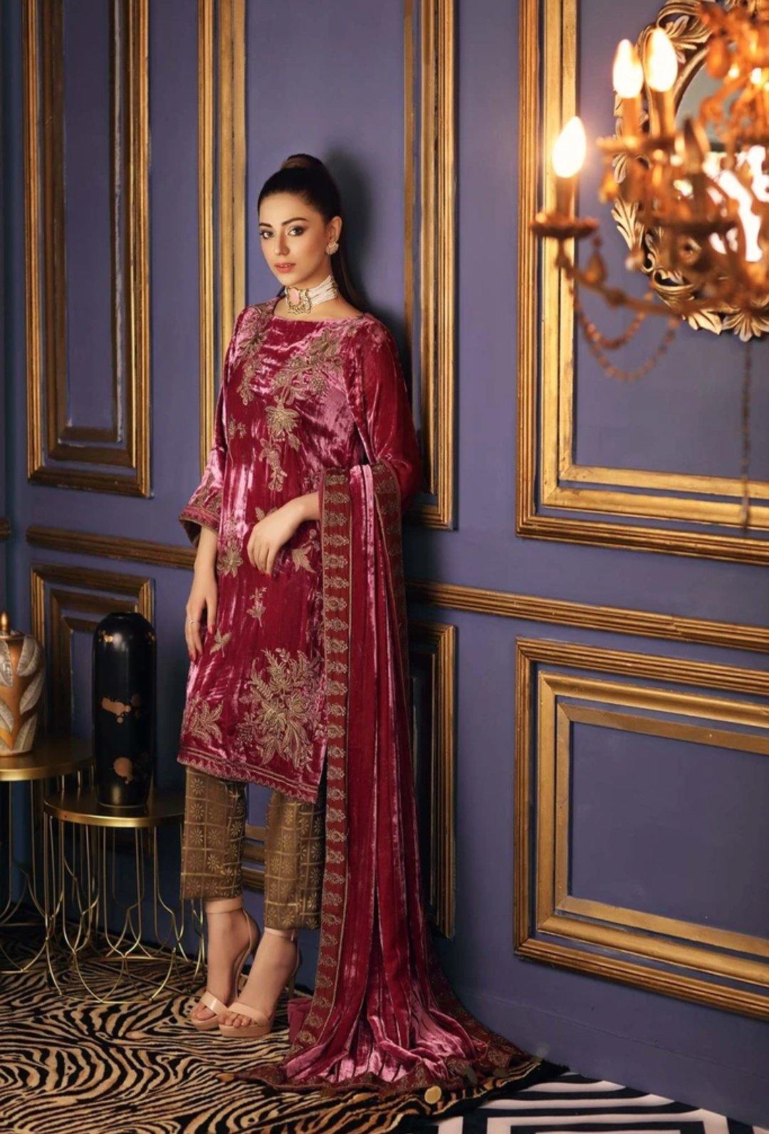 Charizma Signora Velvet Collection/Tender Pink VVT-05 - AWWALBOUTIQUE