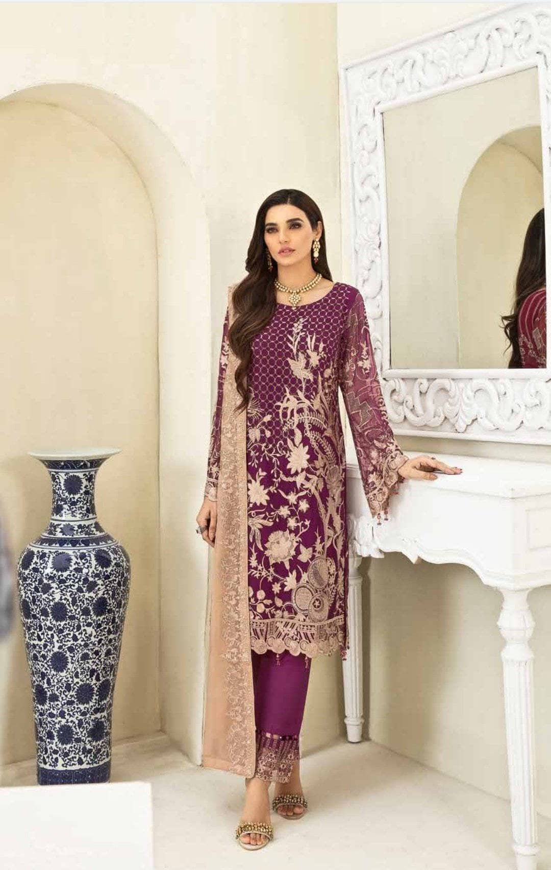 img_ramsha_chevron_chiffon_vol_3_awwal_boutique