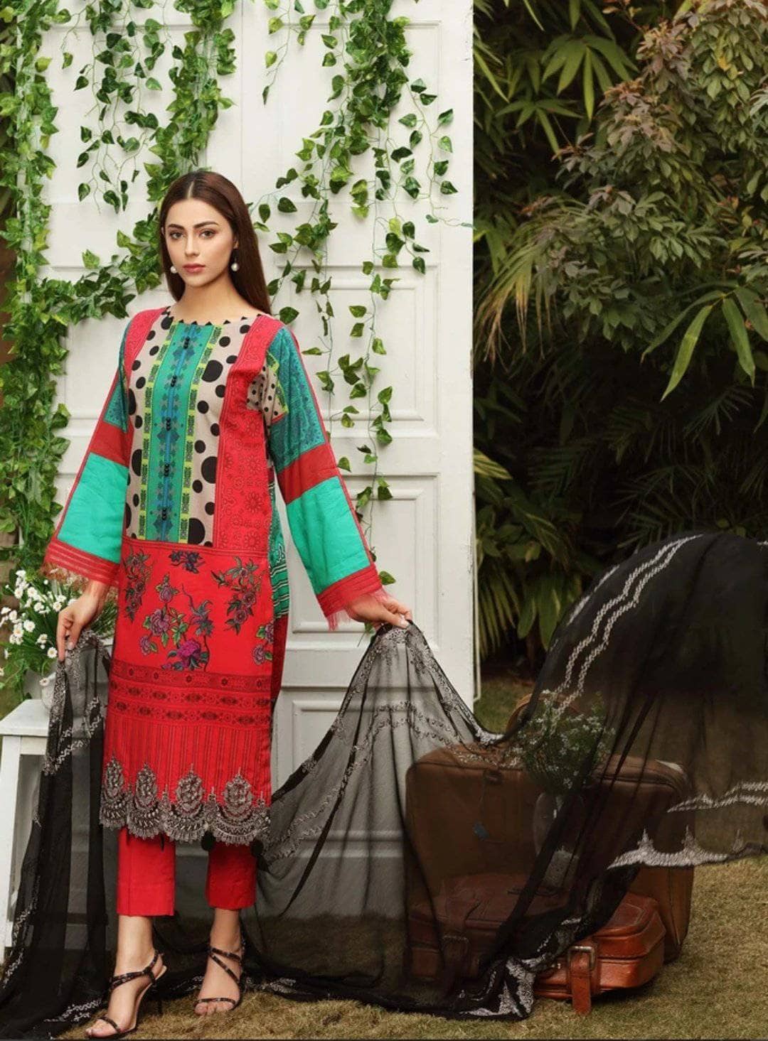 Charizma Aniiq Lawn/Red-Bud ANS-11