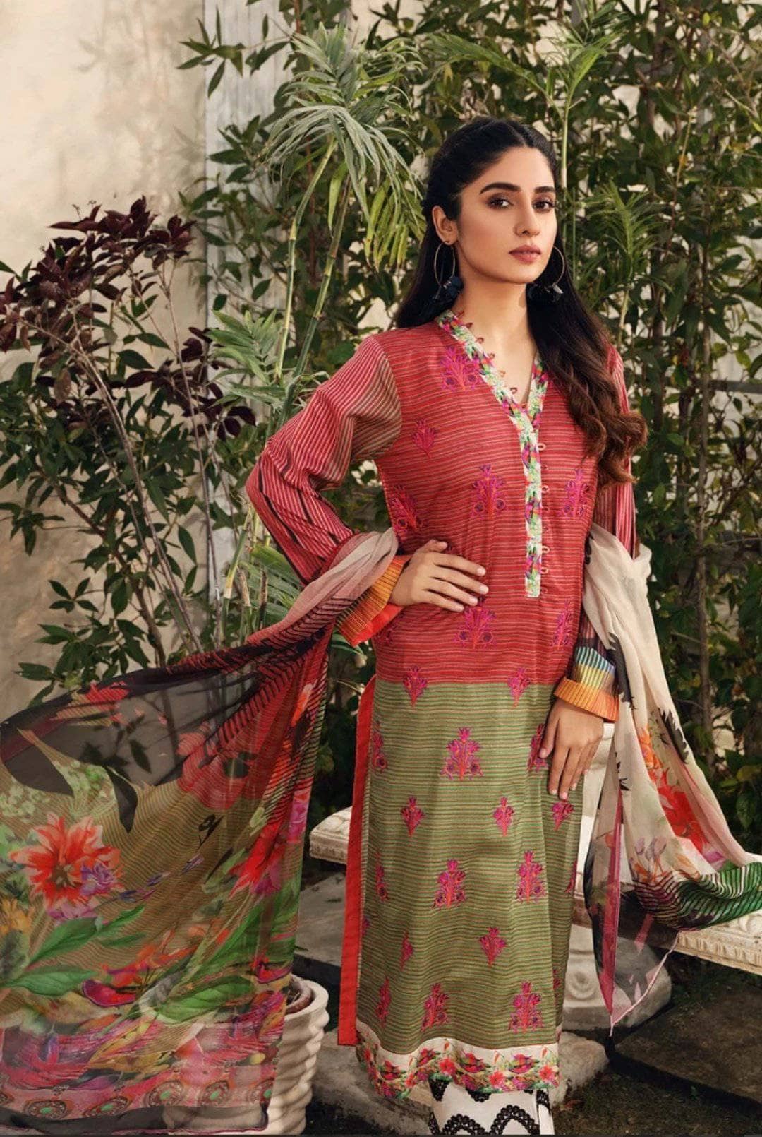 Charizma Aniiq Lawn/Alluring Lines ANS-13