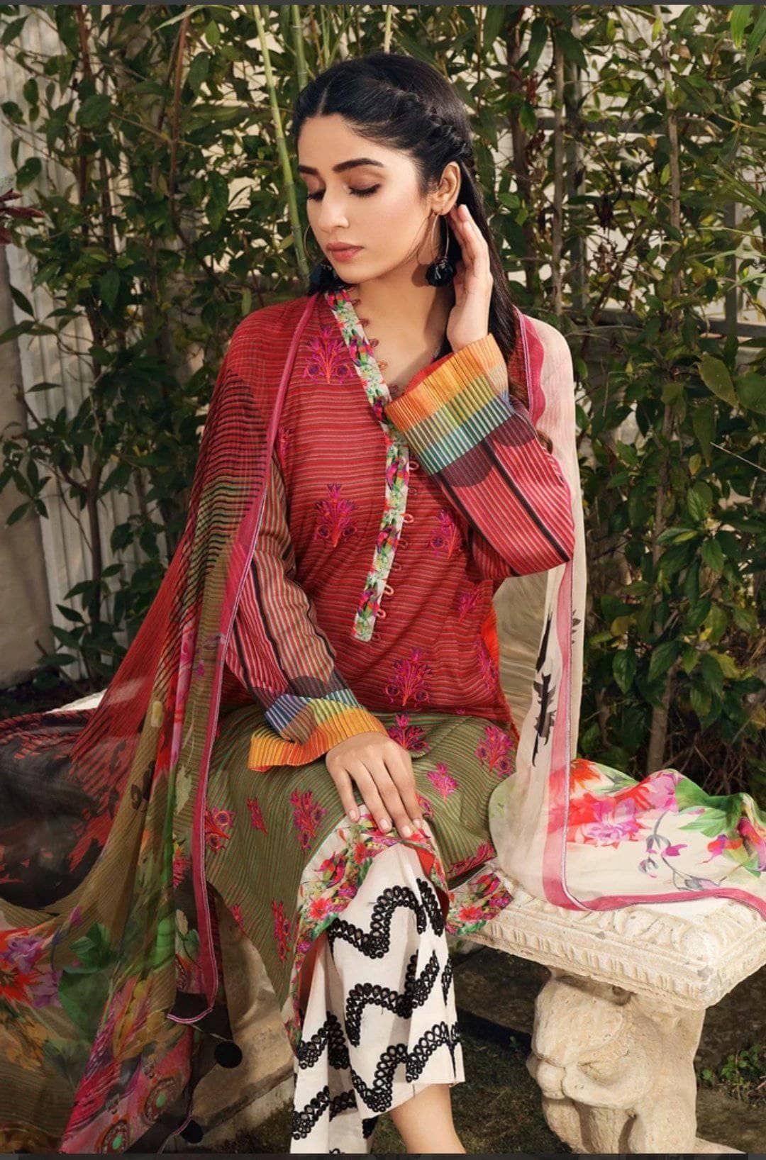 Charizma Aniiq Lawn/Alluring Lines ANS-13
