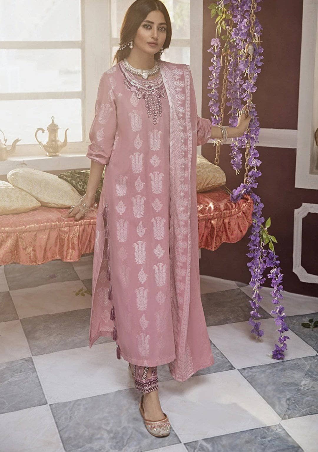 Cross Stitch Rimjhim Eid Lawn/MAAH ROO B