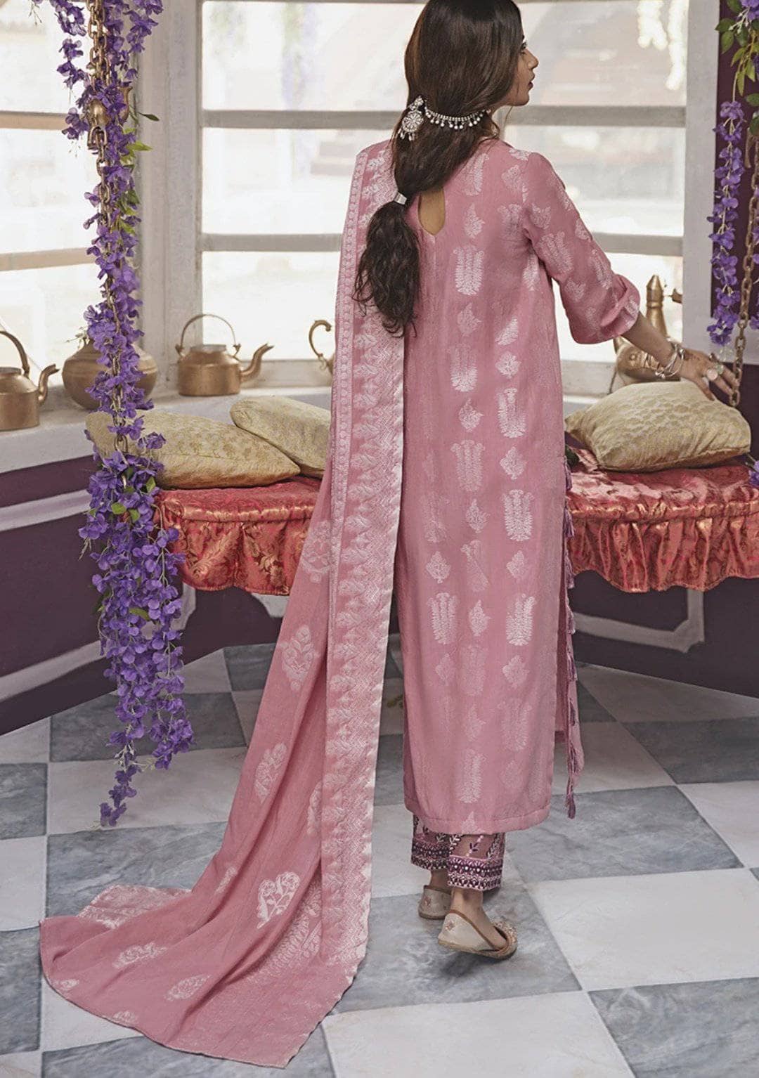 Cross Stitch Rimjhim Eid Lawn/MAAH ROO B